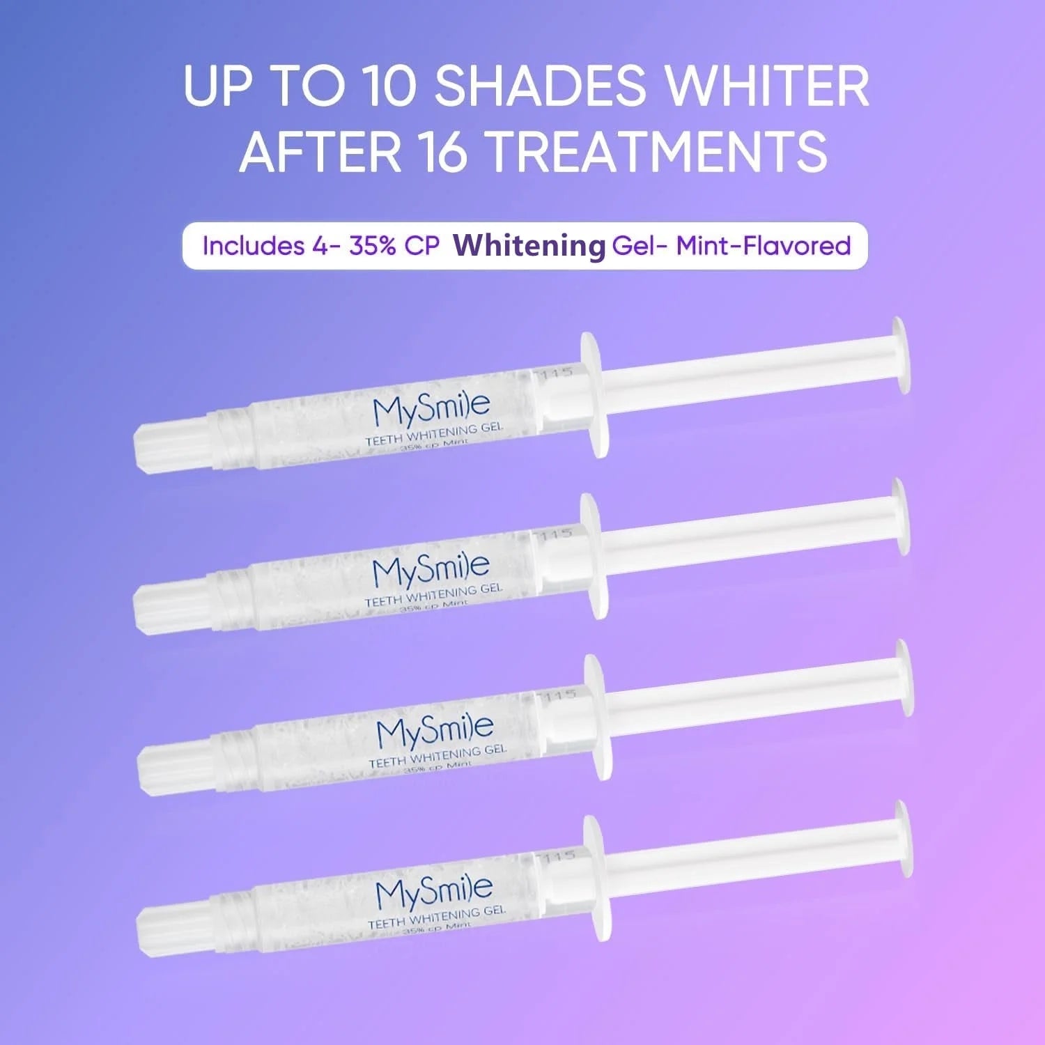 Ultimate Teeth Whitening Kit with 28 LED Light, 4X 3ML 35%CP Teeth Whitening Gel, 1X 4ML Teeth Whitening Pen, 10 Min, Remove 10 Years of Stains